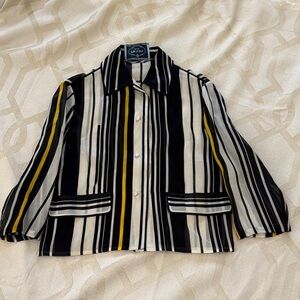 Prada silk blazer